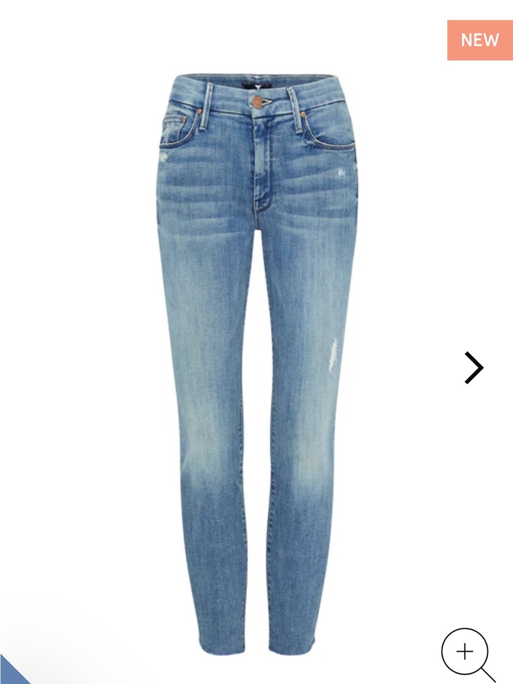 MOTHER | THE LOOKER STEP ANKLE FRAY JEAN | 25 | Where There’s Smoke